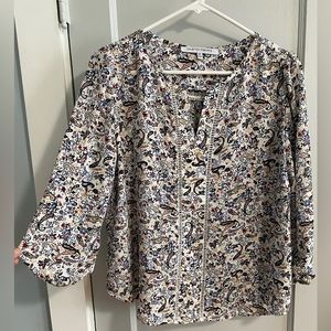 Medium petite collective concepts paisley top